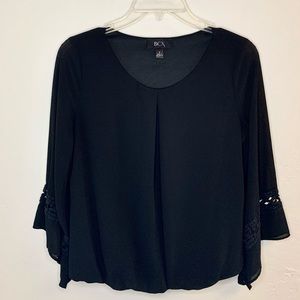 BCX Flowy Blouse Black
